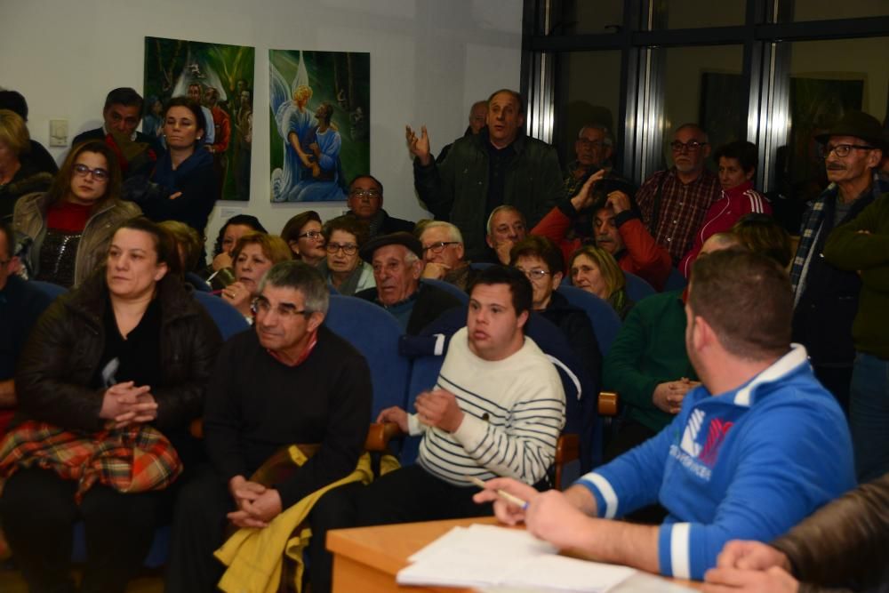 La tensión por el trazado del paseo de Seara estalla en el pleno de Moaña