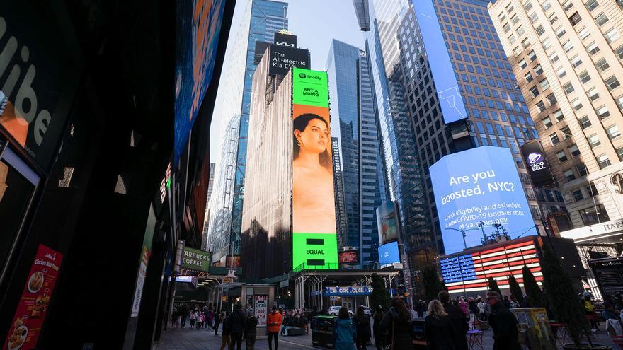 O cancioneiro íntimo de Antía Muíño toma Times Square