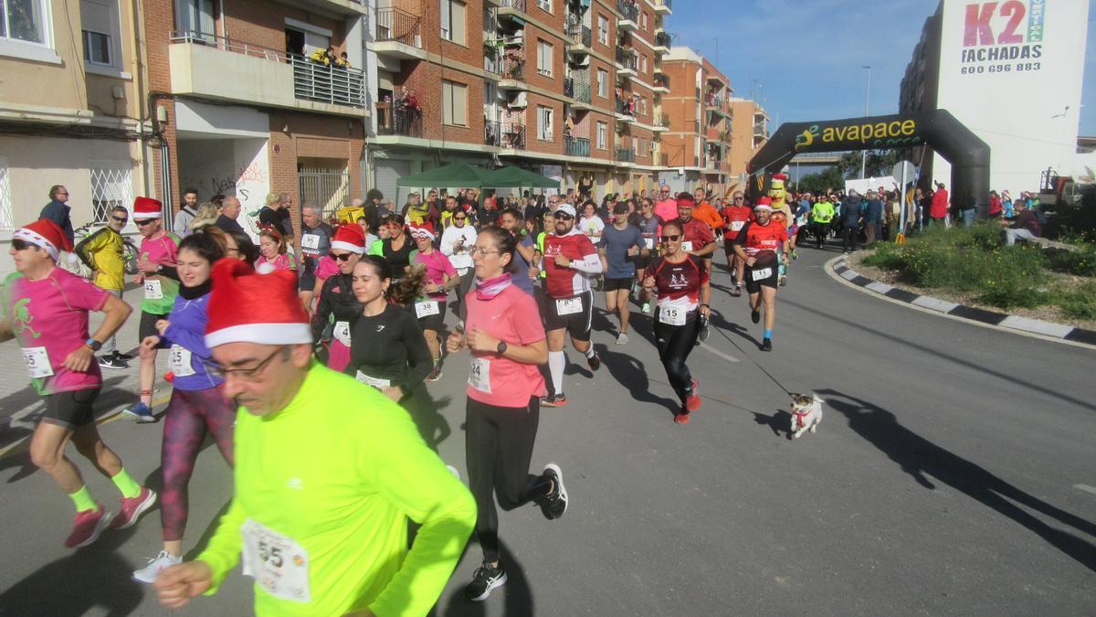 Salida de la III San Silvestre de Burjassot.