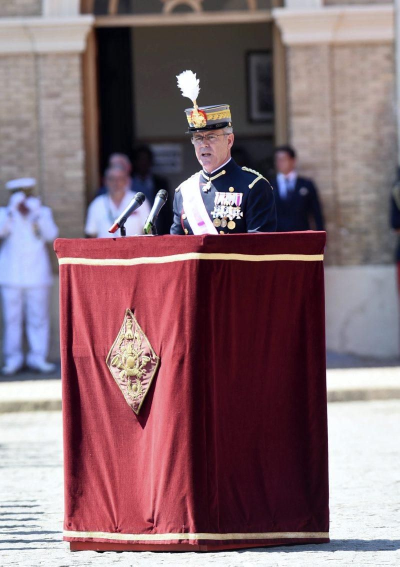 Visita de Felipe VI a la Academia General Militar de Zaragoza