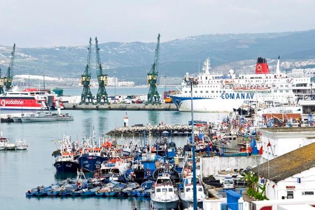 El puerto viejo de Tánger