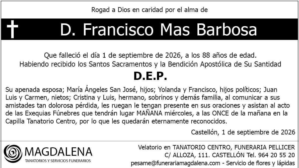 D. Francisco Mas Barbosa