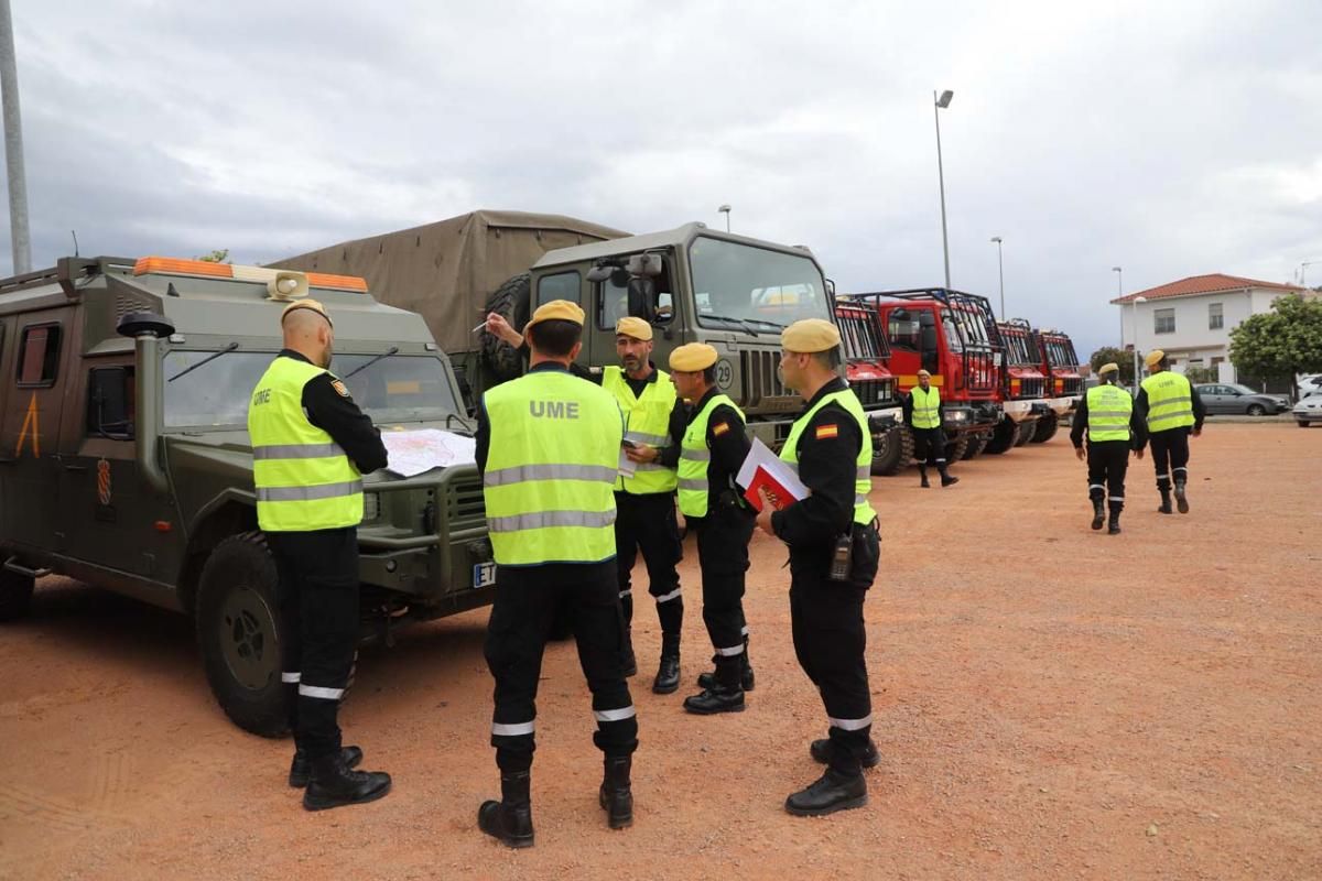 Efectivos de la Unidad Militar de Emergencias ya están desplegados en la capital