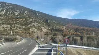 El nuevo ramal Aínsa-Graus de la carretera N-260 vuelve a estar en servicio