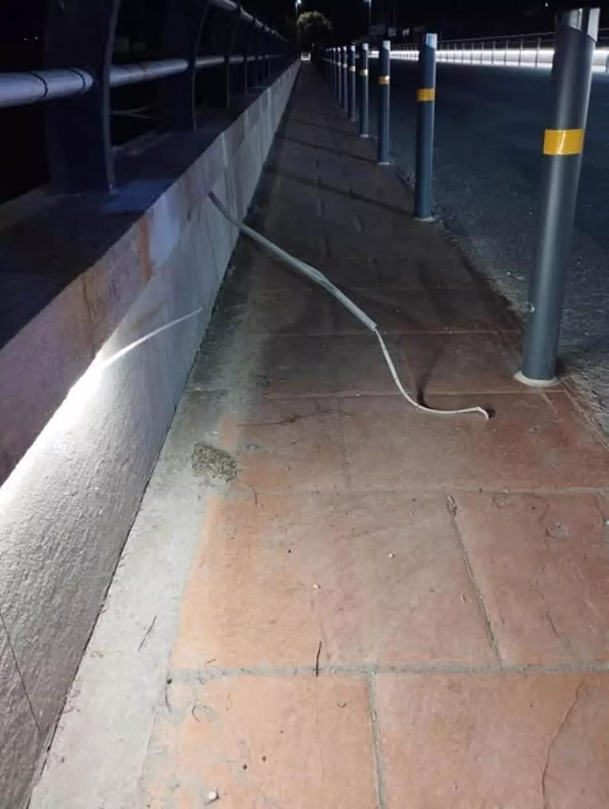 Arrancan la iluminación led del remodelado Pont de l’Arca de Canals
