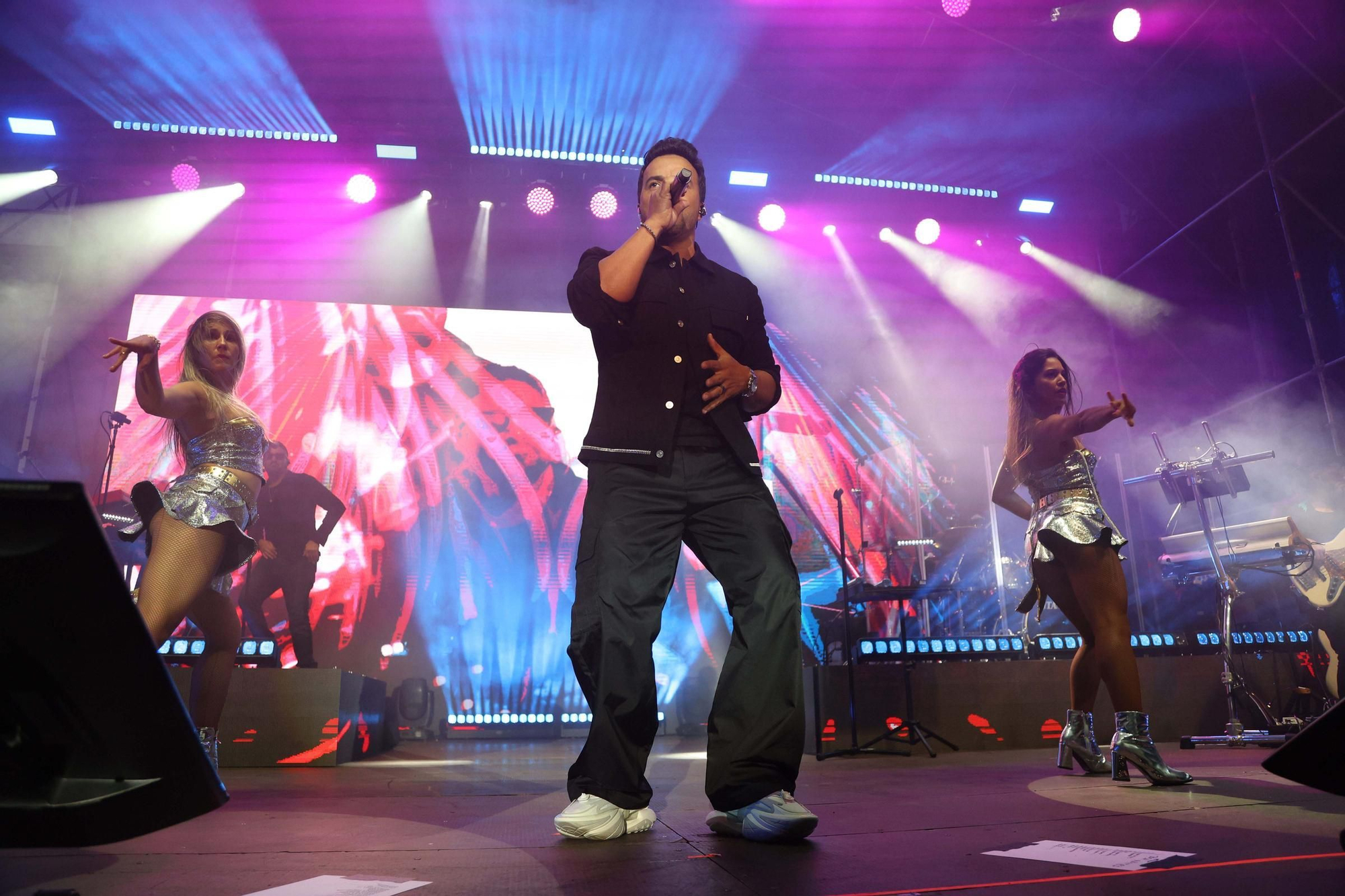 Concierto de Luis Fonsi en el parque de Santa Margarita, en el ciclo Son do Nordés