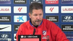 Simeone: Agradezco todos los días por el lugar que tengo y el afecto que recibo
