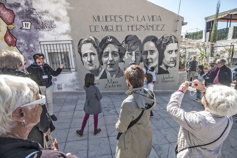 La cita se completó con una jornada gastronómica tras finalizar el recorrido por el museo al aire libre