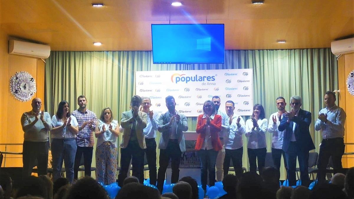 La candidatura del PP de Anna.
