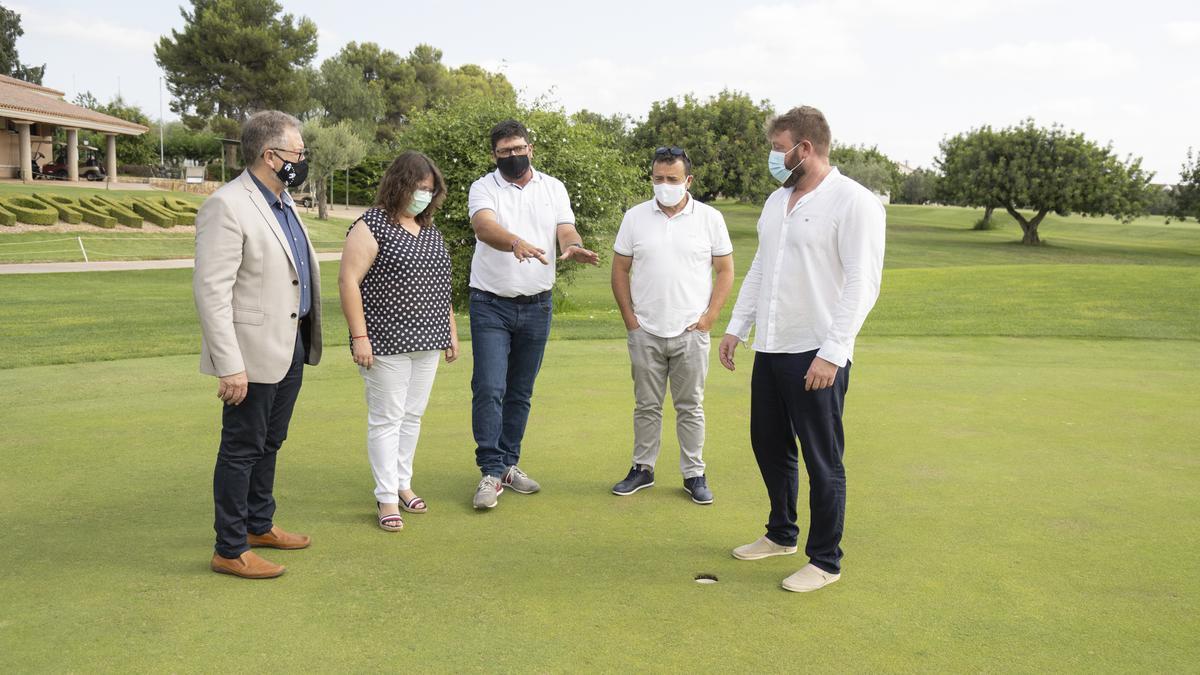 Martí ha visitado el campo de golf de Sant Jordi Panorámica.