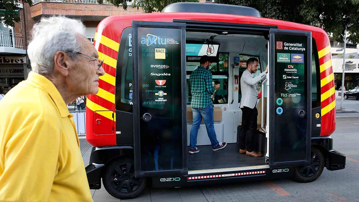 El autobús eléctrico y sin conductor Érica circulará por Terrassa