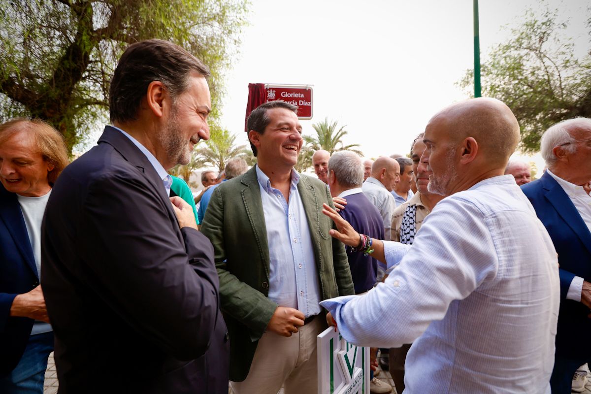 Inauguración de la Glorieta Juan García Díaz 'Juanín'