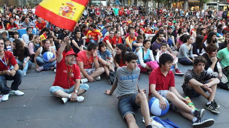 La Deputación responde a la polémica e instalará una pantalla para ver a España en la final de la Eurocopa en Santiago