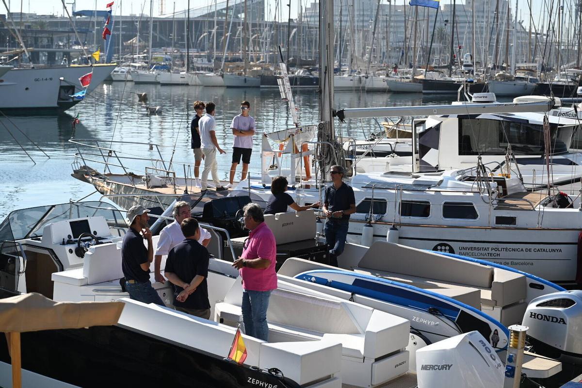 Inauguración del Salón Náutico en Barcelona