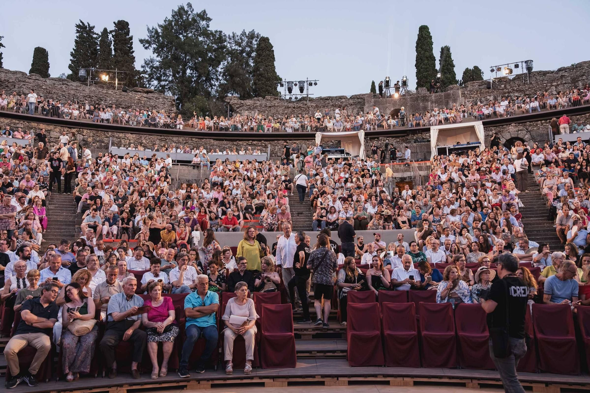 El concierto de Il Volo en el Teatro Romano de Mérida, en imágenes