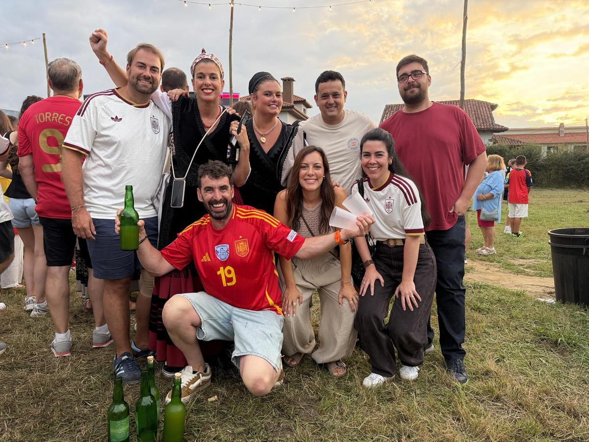 Asi se siguió la final del Mundial en la fiesta del Carmen de Celoriu