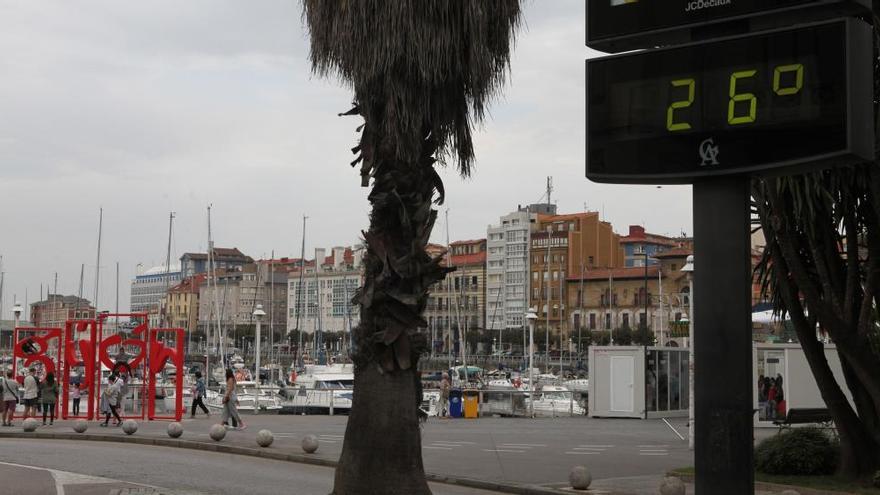 Asturias supera los 26 grados, como en Tenerife, y es de las más altas del país