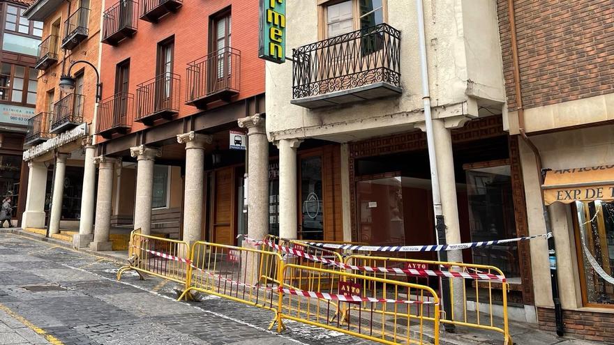 El Ayuntamiento de Benavente pide precaución al paso por las inmediaciones de un inmueble acordonado