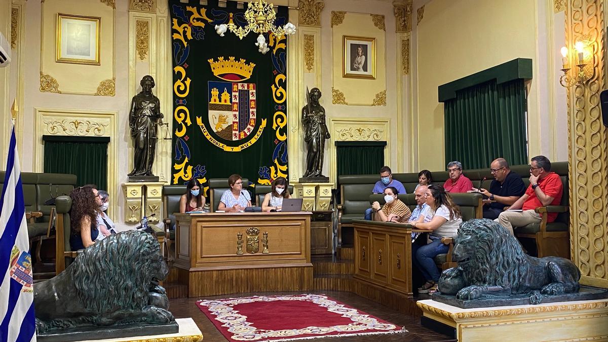 Sesión plenario en el Ayuntamiento de Jumilla