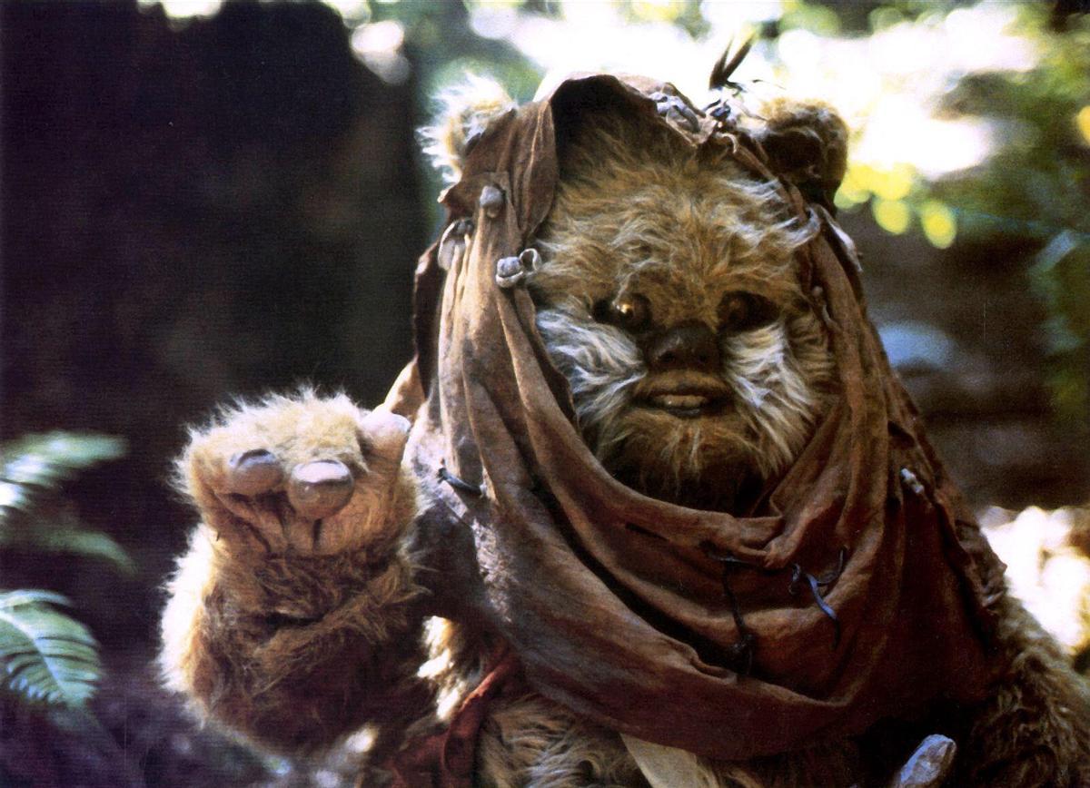 El ewok encarnado por Paul Grant.