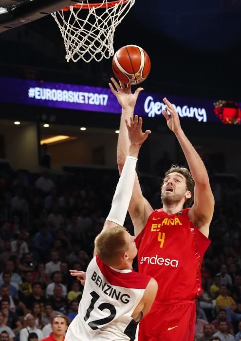 Cuartos del final del Eurobasket: Alemania - España