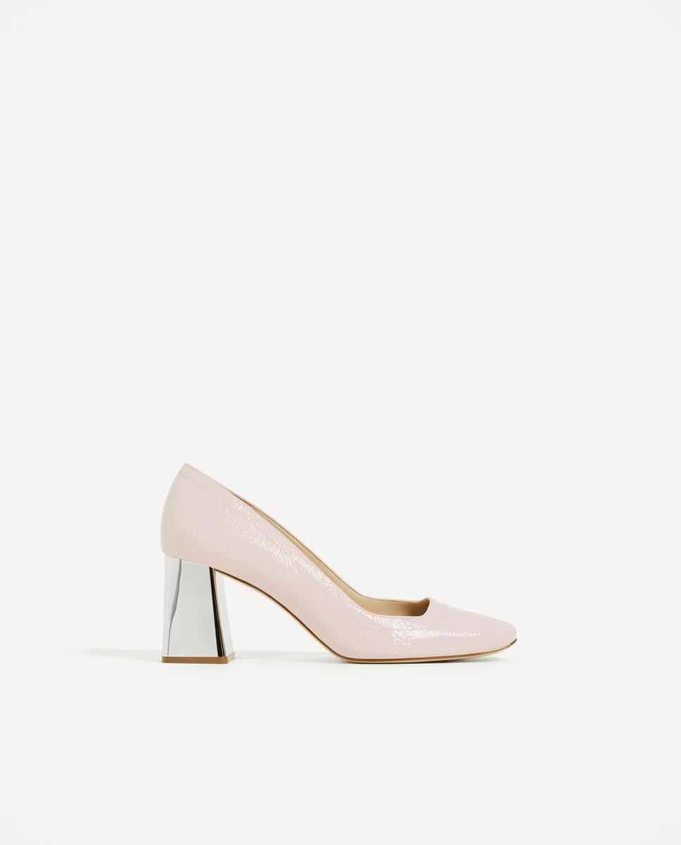 Zapatos Zara: salones de charol