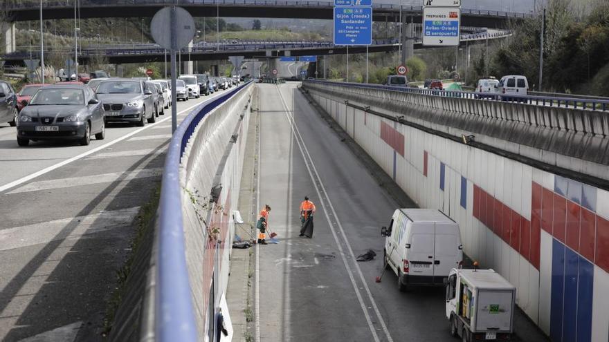 El lugar del accidente