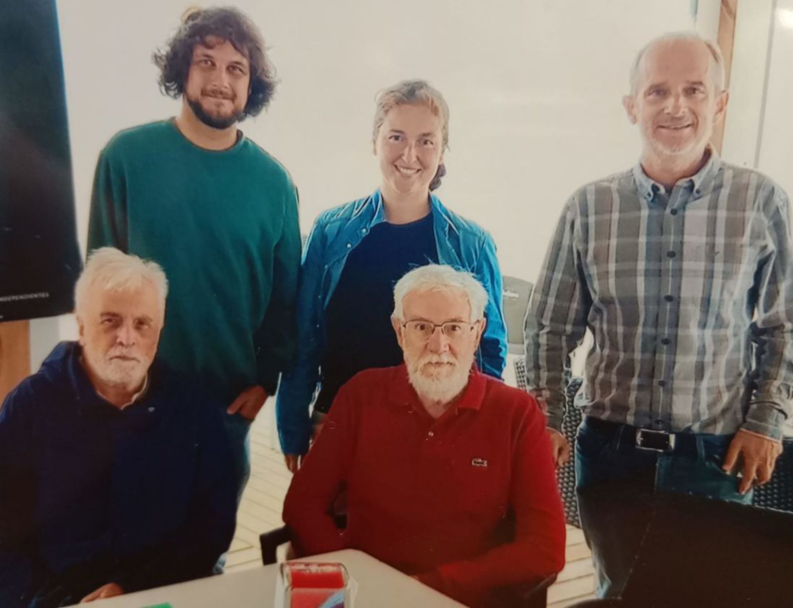 Enrique Estévez, Fátima Barreiro, José Gener, Curty y José L. Gutiérrez. 