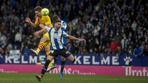 Luuk de Jong salva un punto con este remate de cabeza en el tiempo de descuento