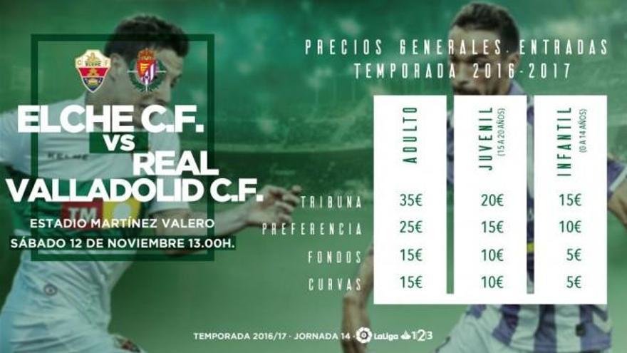 El Elche promociona entre los abonados entradas para ver el sábado al Valladolid