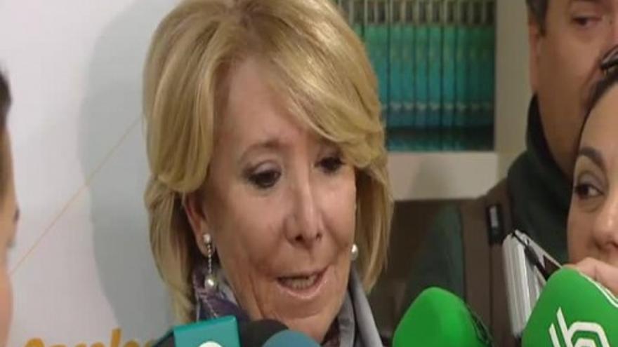 Aguirre: “Con Zapatero se produjeron asesinatos de bebés”