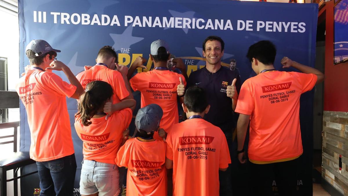 Juliano Belletti, miembro de la Agrupació de Jugadors, fue protagonista en la III Trobada Panamericana de Penyes