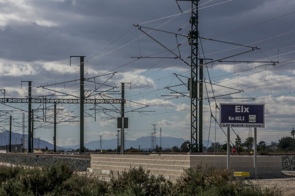 La estación del AVE en Elche