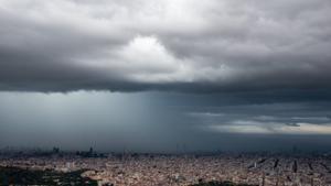 Cielo cubierto en Barcelona