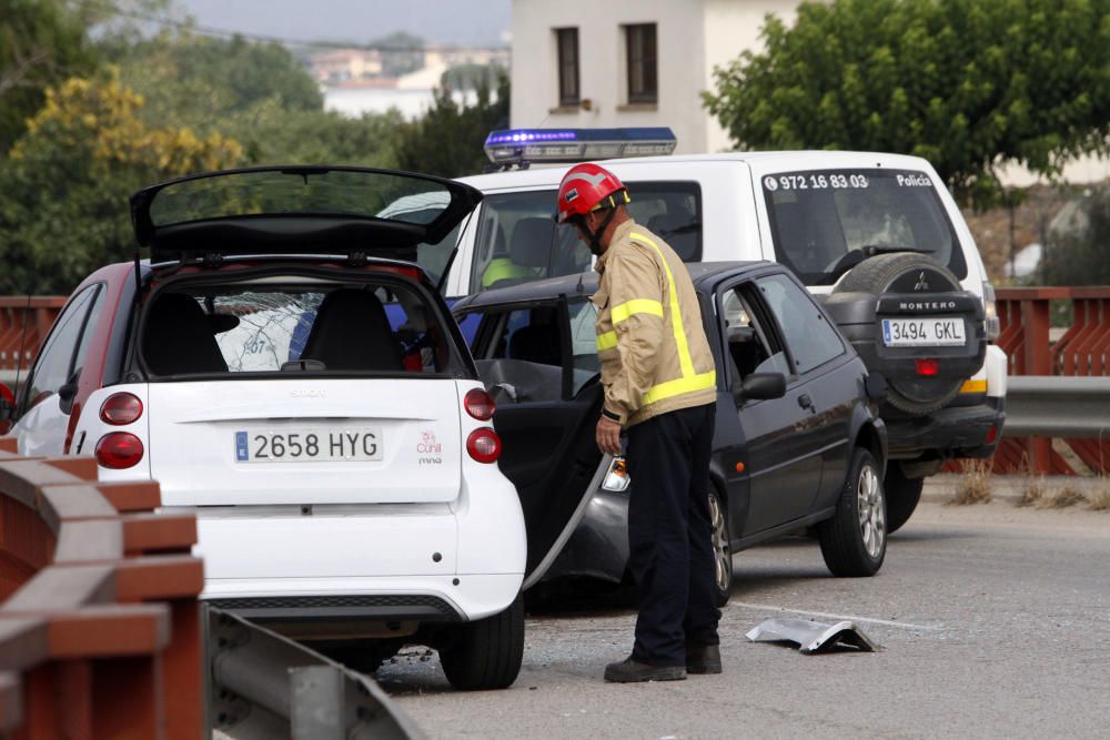 Accident de trànsit a Sils