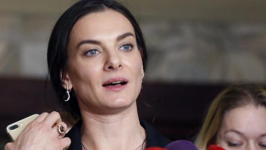 La atleta rusa Yelena Isinbayeva.