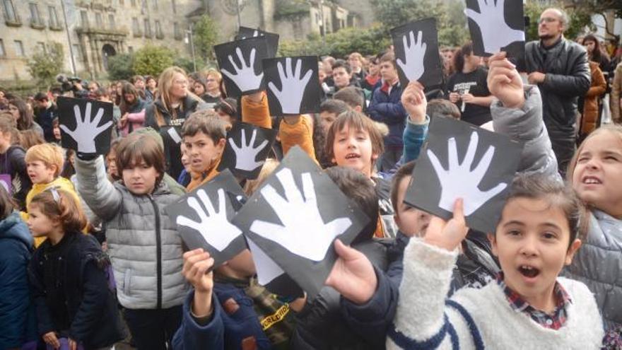 25N | Pontevedra grita "no" a la violencia machista