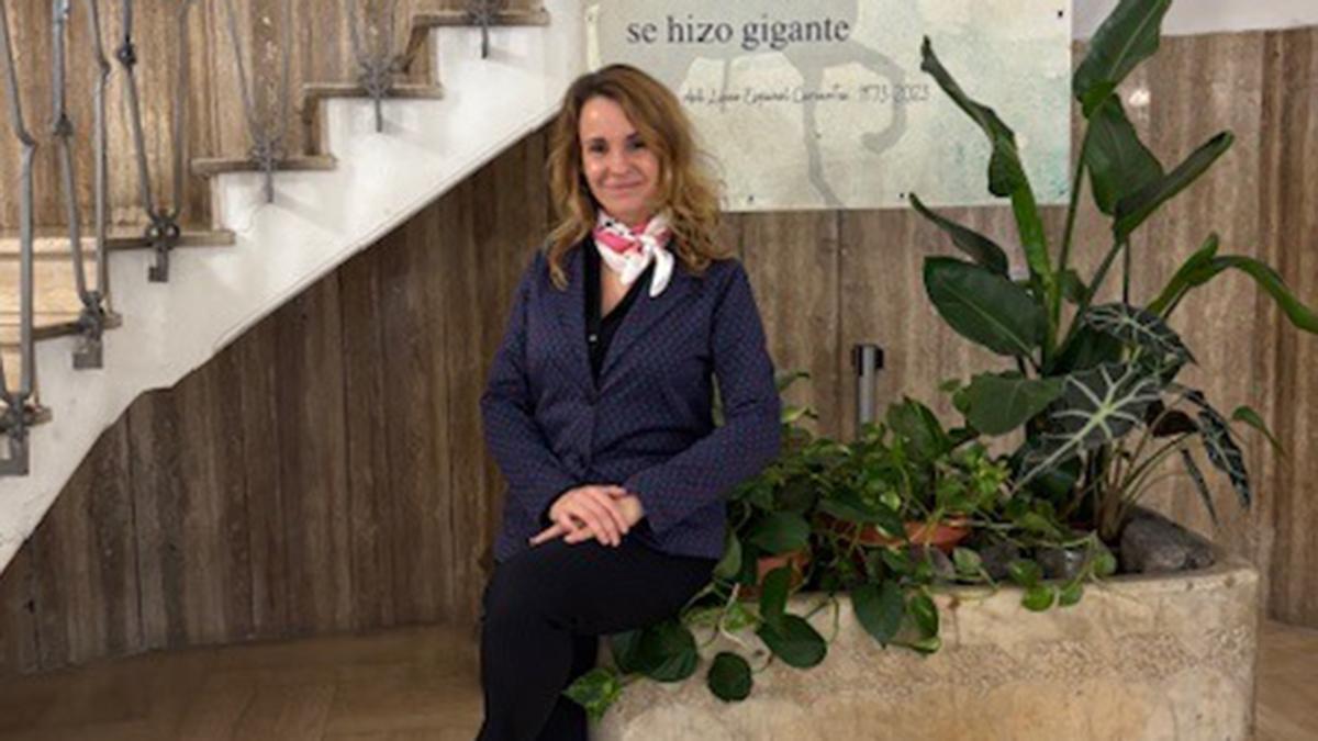 Marta Martínez, profesora de secundaria en el Liceo Cervantes de Roma.