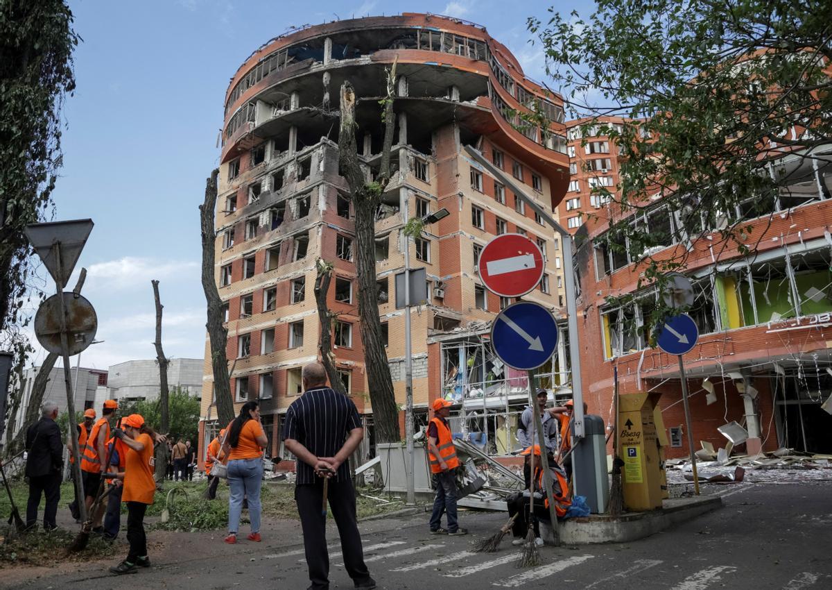 Bombardeo ruso en Odesa