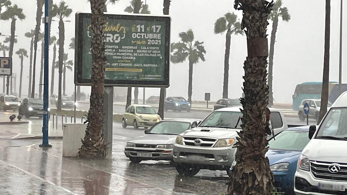 Lluvias en Las Palmas de Gran Canaria