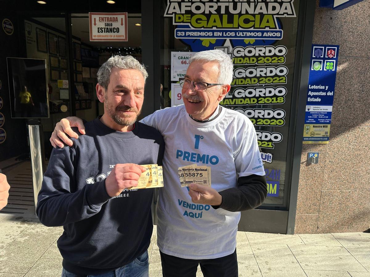 El X de la Suerte, en O Porriño, vendió un décimo del primer premio y 320 del segundo