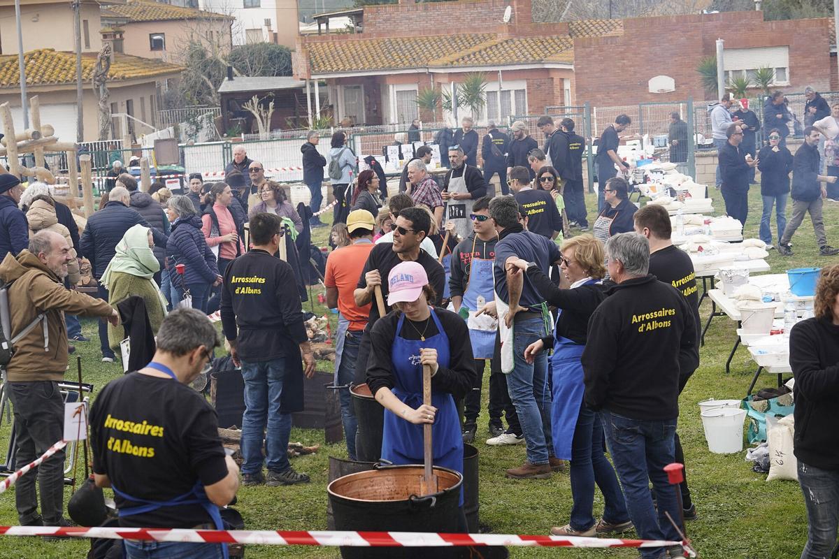 Albons carnaval dinar popular tradicional arrossada d'Albons