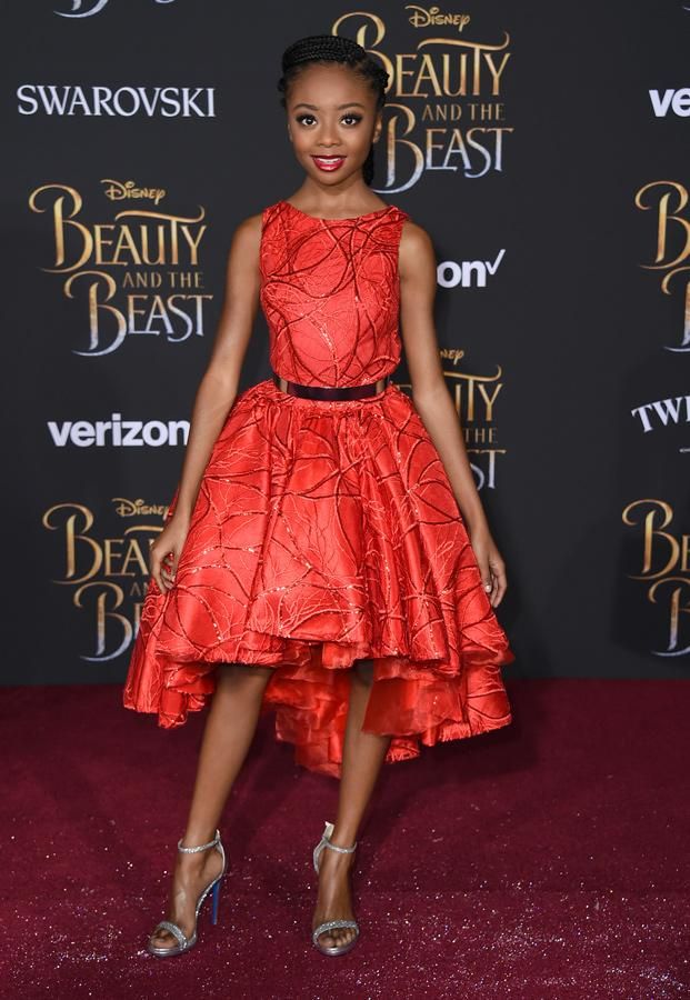 Estreno 'La bella y la bestia': Skai Jackson