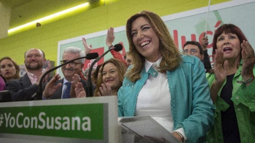 Susana Díaz: "Es un nuevo tiempo para el diálogo, para coser y para unir"