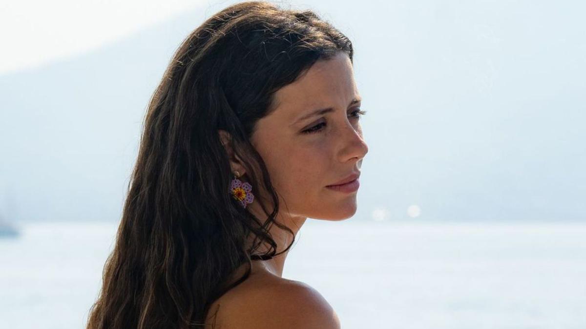 Celeste della Porta, en el seu paper de Parthenope.