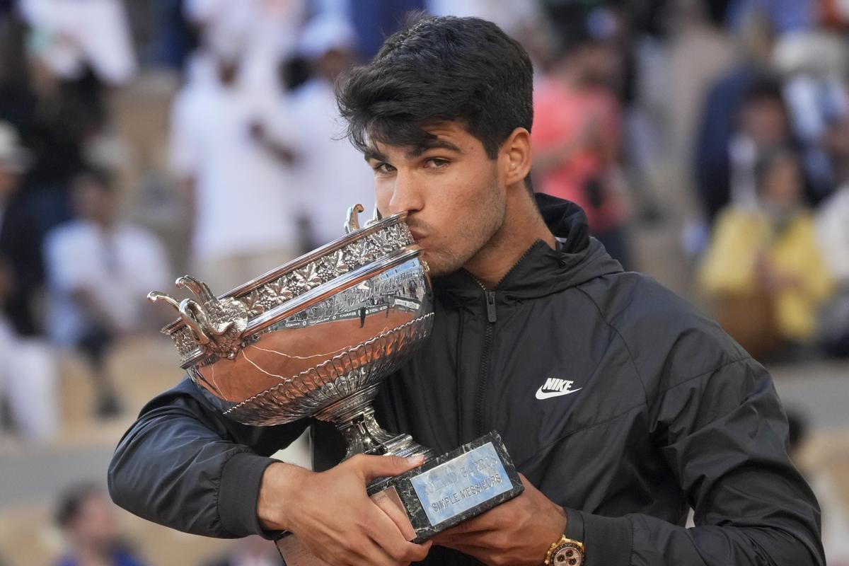 Alcaraz - Zverev, final Roland Garros 2024 de tenis, en imágenes.