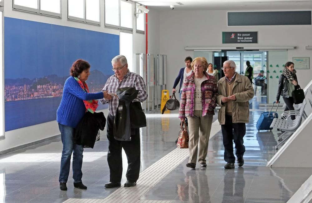 Vigo, partida o destino de un cuarto de los viajeros del Eje Atlántico