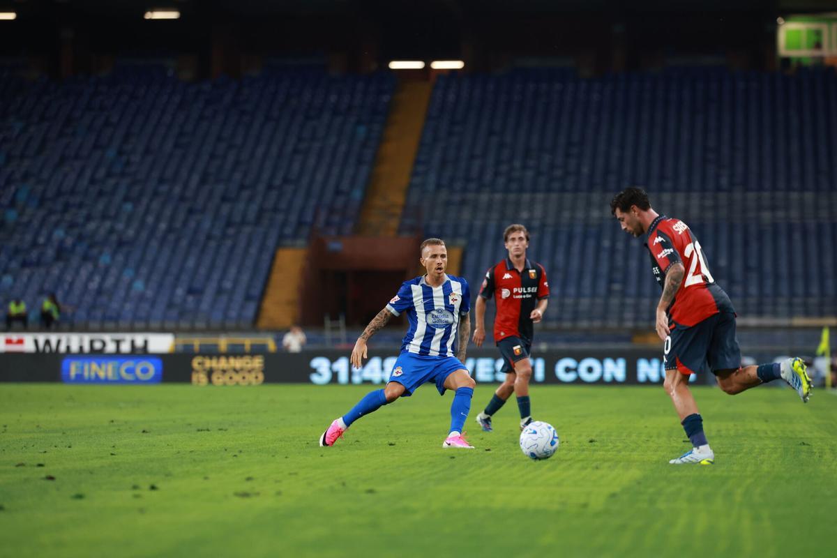 Partido entre el Genoa y el Deportivo.