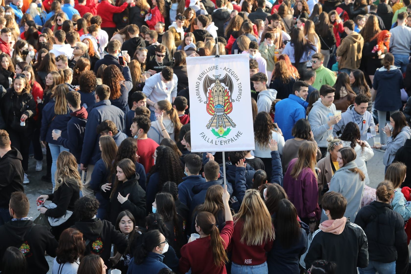 Así es el ambiente en la Crida