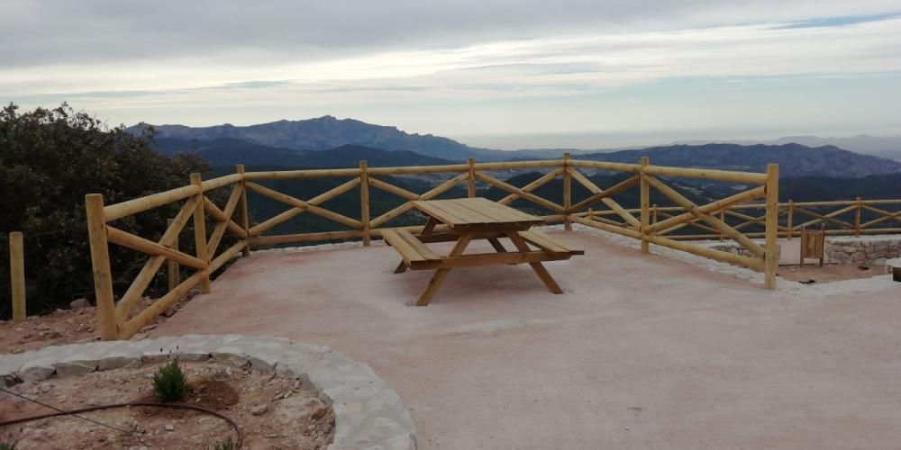 Nuevo mirador de La Carrasqueta